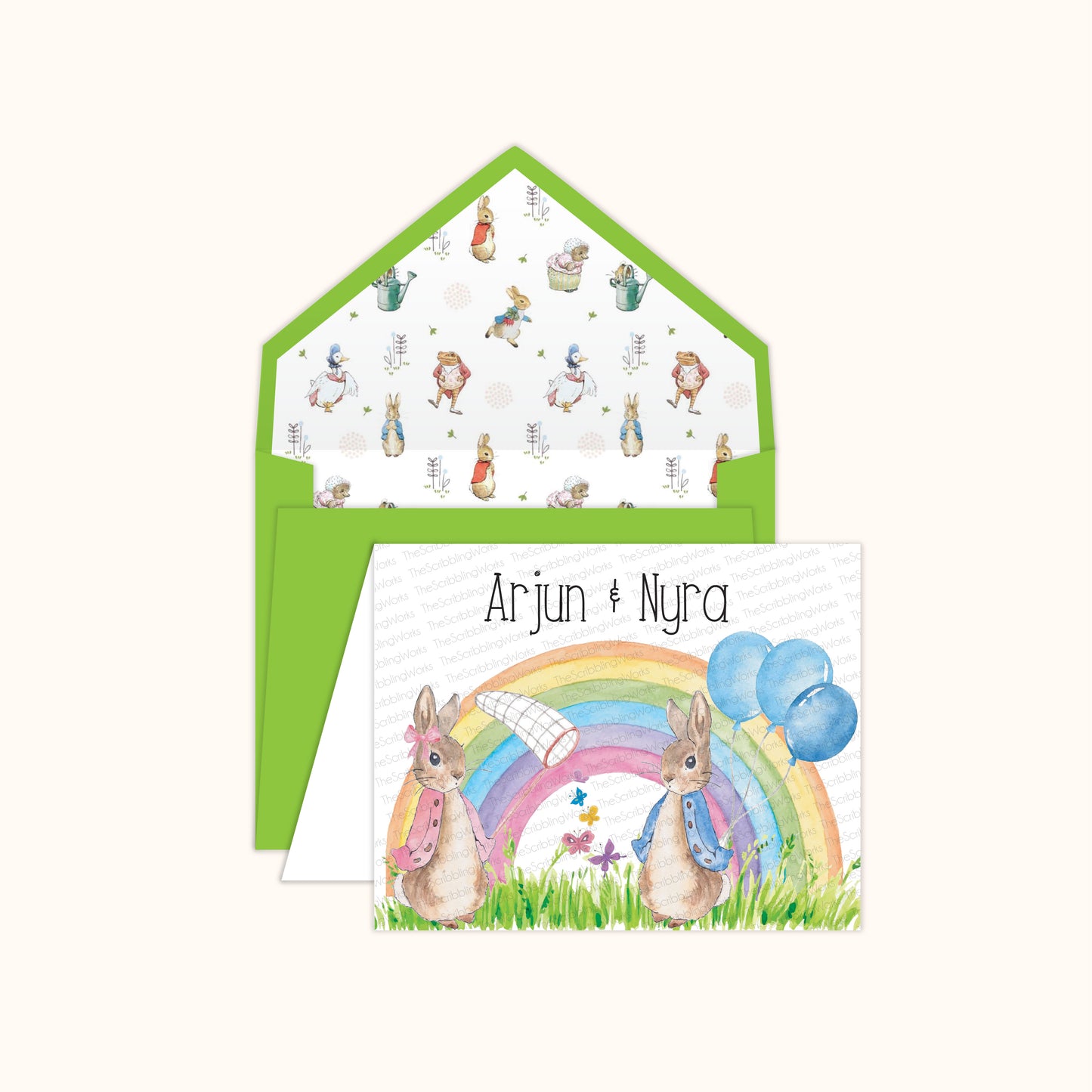 Rabbit Notecards Set of 6