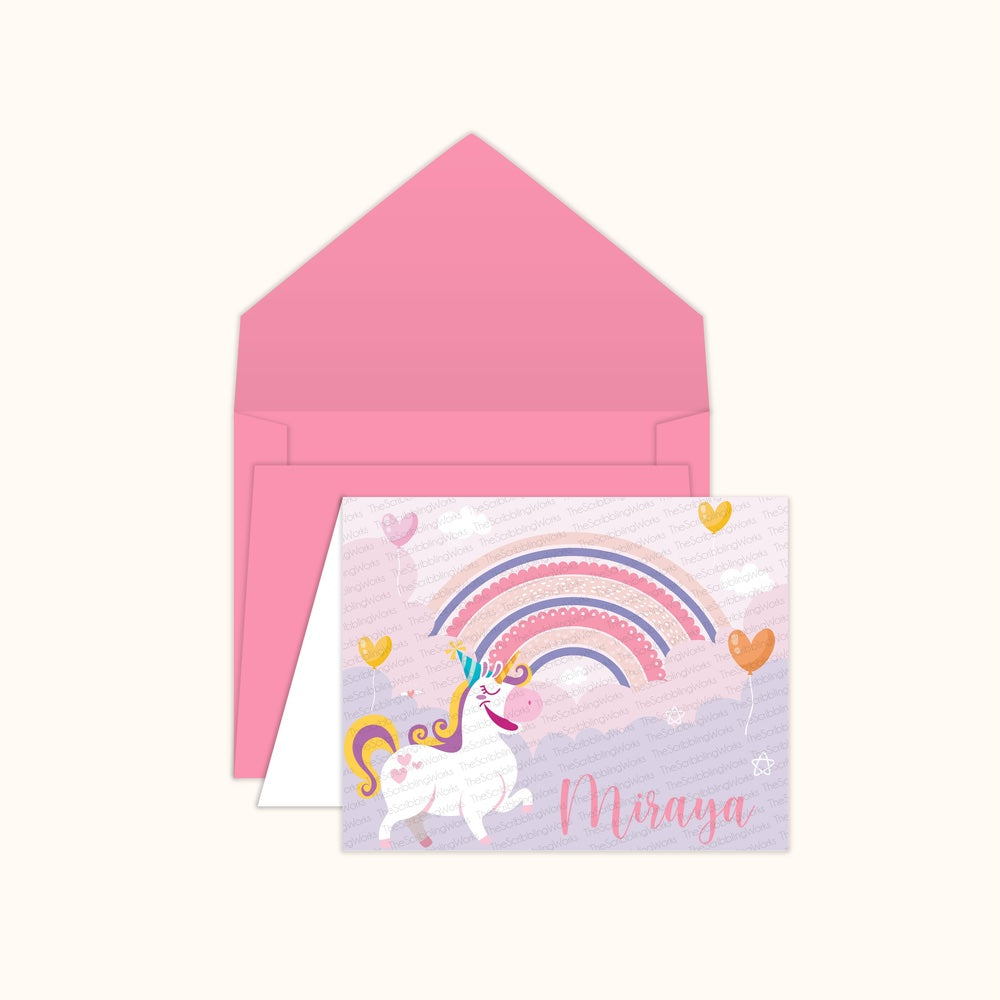 Unicorn Notecards Set of 6