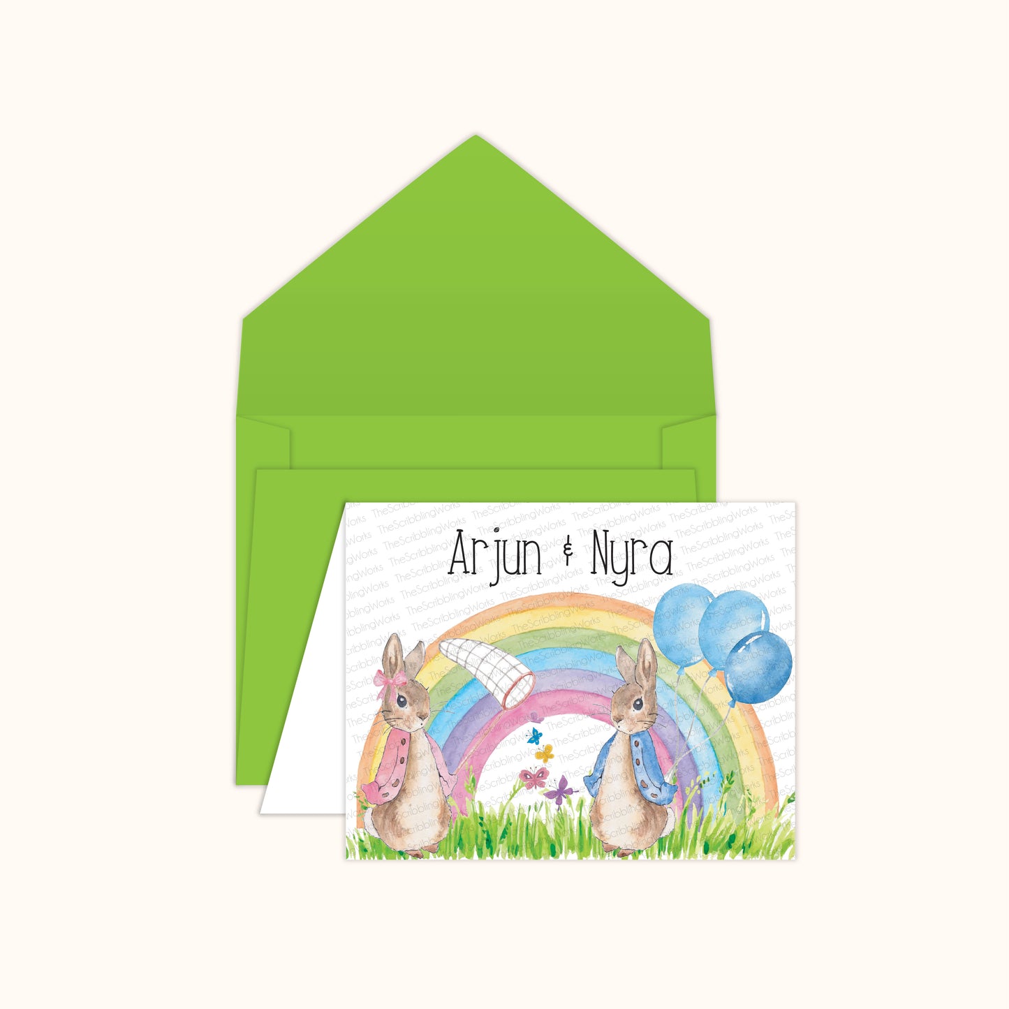 Rabbit Notecards Set of 6